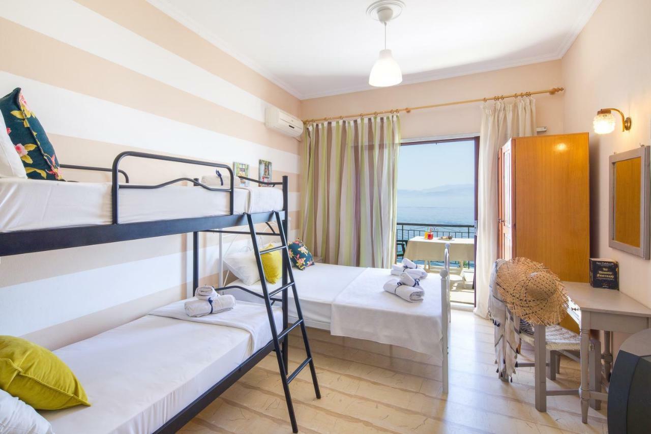 Casa Dei Venti - Sea View Apartments - 100M From The Beach Benitses  Bagian luar foto